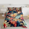 thumbnail image 2 of Homewish Colorful Monstera Leaf Bedding Comforter Set,Tropical Botanical Plam Twin Comforter Sets,Rustic Leaves Bedding Set For Teens,Breathable Home Decor Reversible,2-Piece, 2 of 8