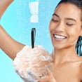 thumbnail image 6 of Inerposs Shower Loofah Sponge – Exfoliating Body Bath Puff, Soft Mesh Luffa with Hanging Loop for Women & Men – Long-Lasting, Quick-Dry, Rich Lather – Mixed, 6pc, 6 of 7