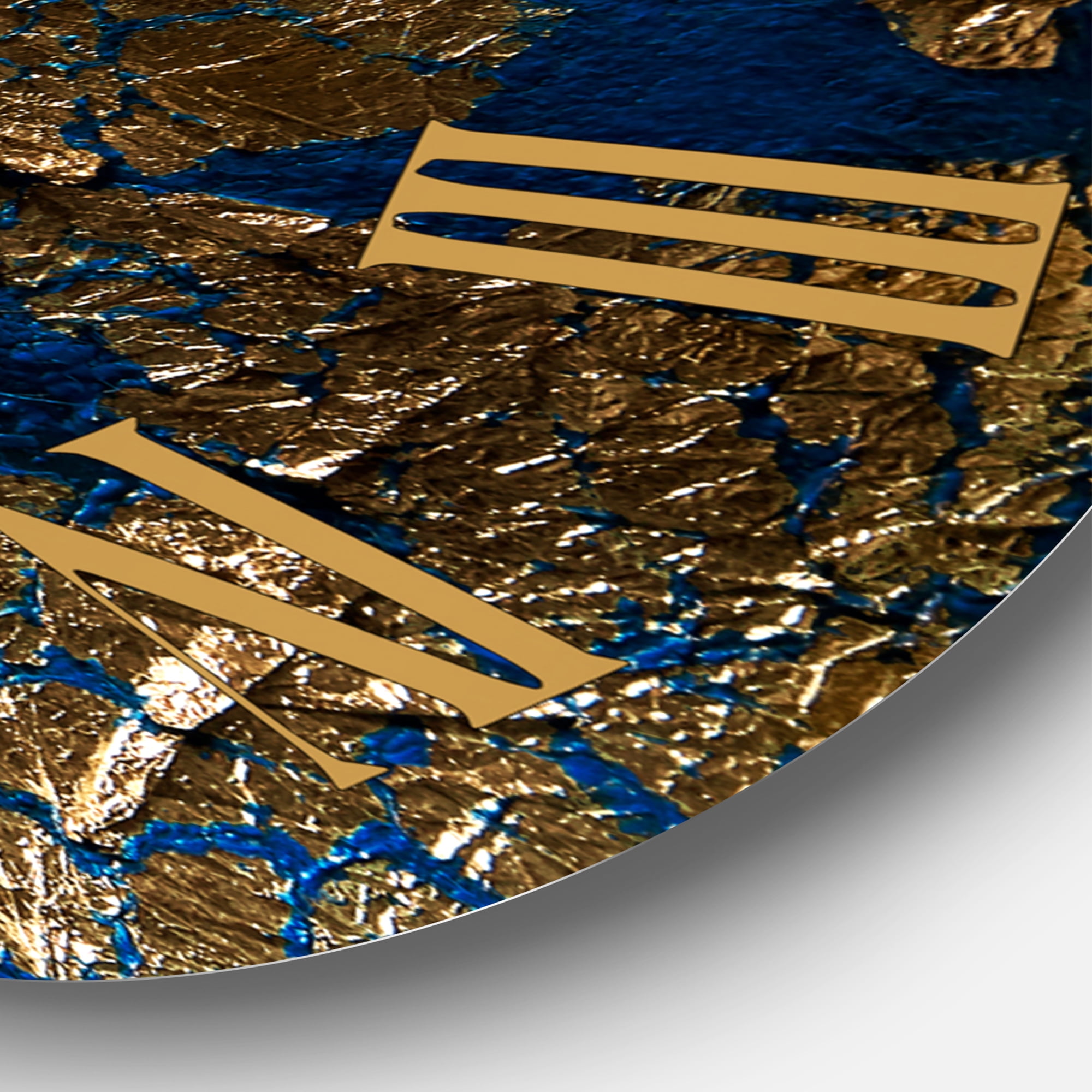 Designart 1 in Modern,Contemporary Wall Clock