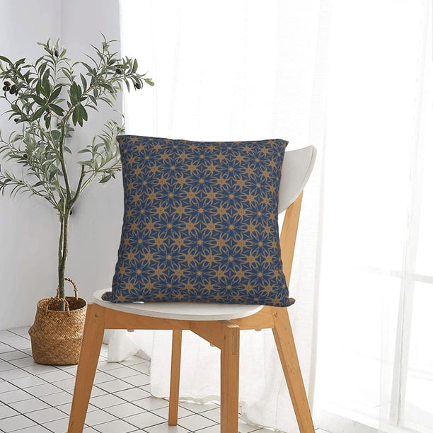 Housse De Coussin 50x50 Cm - Polyester, Fermeture éclair Cachée - Pour Lit, Canapé, Chaise, Voiture - Lavable Machine - Décoration Maison (coussins Non Inclus)