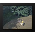 thumbnail image 2 of Vallotton, Felix 18x15 Black Modern Framed Museum Art Print Titled - The Ball (Corner of the Park, Child Playing With Ball), 2 of 5