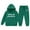 Dark Green, variant on Girls Outfits Size 10-12 Girls Sweatsuit Outfits Dance Athletic Set Cozy Fleece Hoodie and Jogger Sweat Pants Girls Tracksuit Athletic Girls Clothes Basic Cartoon Graphic School Girl Outfits