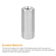 thumbnail image 4 of M12 x 1.75-Pitch 50mm Length Coupling Nuts, 1pcs 304 Stainless Steel Nuts, 4 of 5