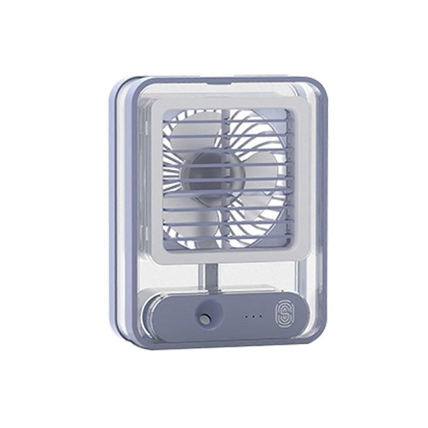 Desktop Mist Fan Rechargeable Portable Cooler Humidifier with Night Light School Cooling Spray Sports Air Conditioner