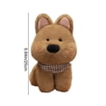 thumbnail image 5 of TOYOUME Dog Plush Stuffed Animal Toy, 1 Count, 9.8 Inch, for Kids and Adults, Brown, 5 of 8