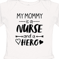thumbnail image 4 of Inktastic My Mommy is a Nurse and a Hero Boys or Girls Long Sleeve Baby Bodysuit, 4 of 5