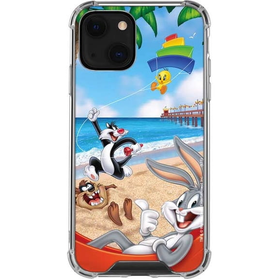 Skinit Cartoons Looney Tunes Beach iPhone 13 Clear Case