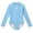 Light Blue, variant on Ytxxxx Girls Zip-Up Solid Color Quick Dry One-Piece Swimsuits Hot Pink-1 3-4 Years