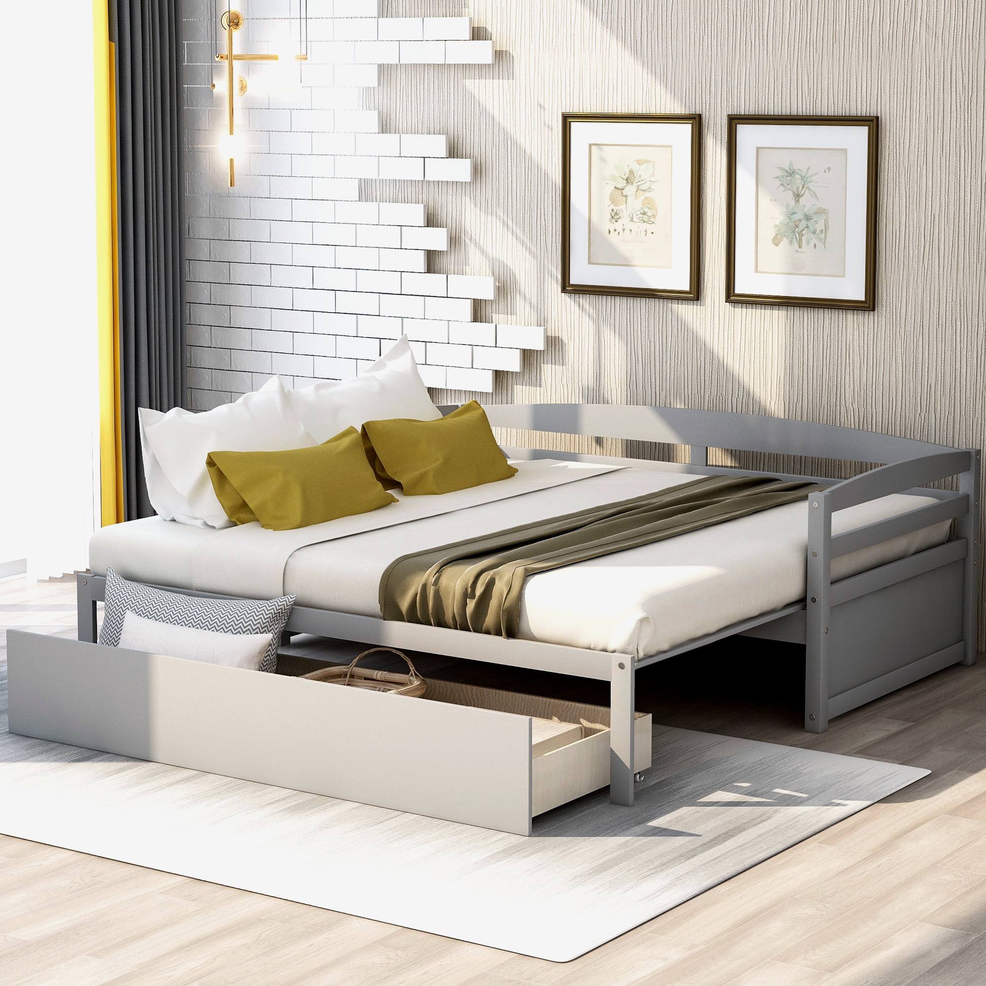 Minimalist Convertible Double Bed for Living room