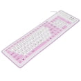 thumbnail image 3 of Foldable Silicone Keyboard 103 Keys Keyboard USB Wired Washable Keyboard with Mute Typing for PC Laptop Travel Office, 3 of 7