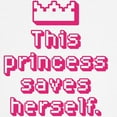 thumbnail image 3 of CafePress - This Princess Saves Herself Long Sleeve T Shirt - Unisex Cotton Long Sleeve T-Shirt, 3 of 4