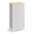 thumbnail image 1 of SONGMICS Commode pour Chambre, Commode en Tissu avec 4 Tiroirs, Cadre en Métal, Petite Commode, 1 of 6