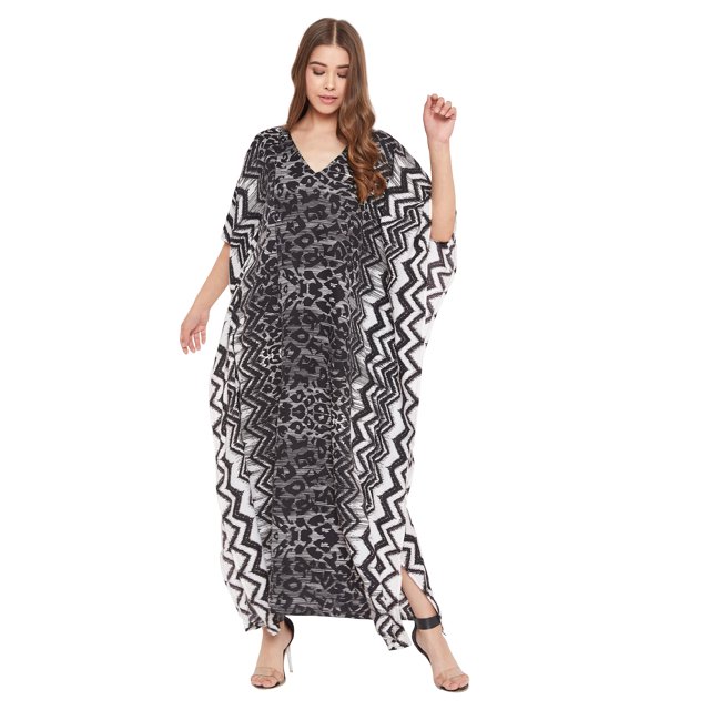 Caftans Longs pour Femmes, Robe Caftan Grande Taille, Robe de Soirée, Fête, Été, Plage, Robe d'Été, Manches Kimono, Robes Décontractées