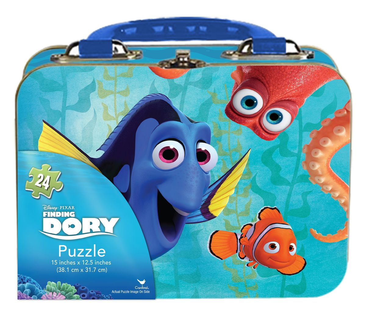 Mozlly Disney Pixar Finding Dory Jigsaw Puzzle with Tin Box (24pc Set ...