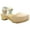 Nude, variant on ALMA Swedish Wood Clog Leather Sandals
