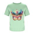 thumbnail image 4 of Tops para hombre, blusas y camisas de manga corta con cuello redondo para hombre, camisetas casuales con estampado de moda para hombre, blusa de manga corta, blusa de poliéster para hombre., 4 of 5