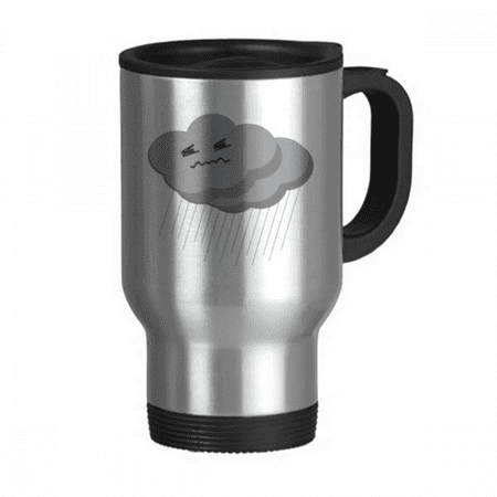 

Loveliness Rainstorm Feeling Travel Mug Flip Lid Stainless Steel Cup Car Tumbler Thermos
