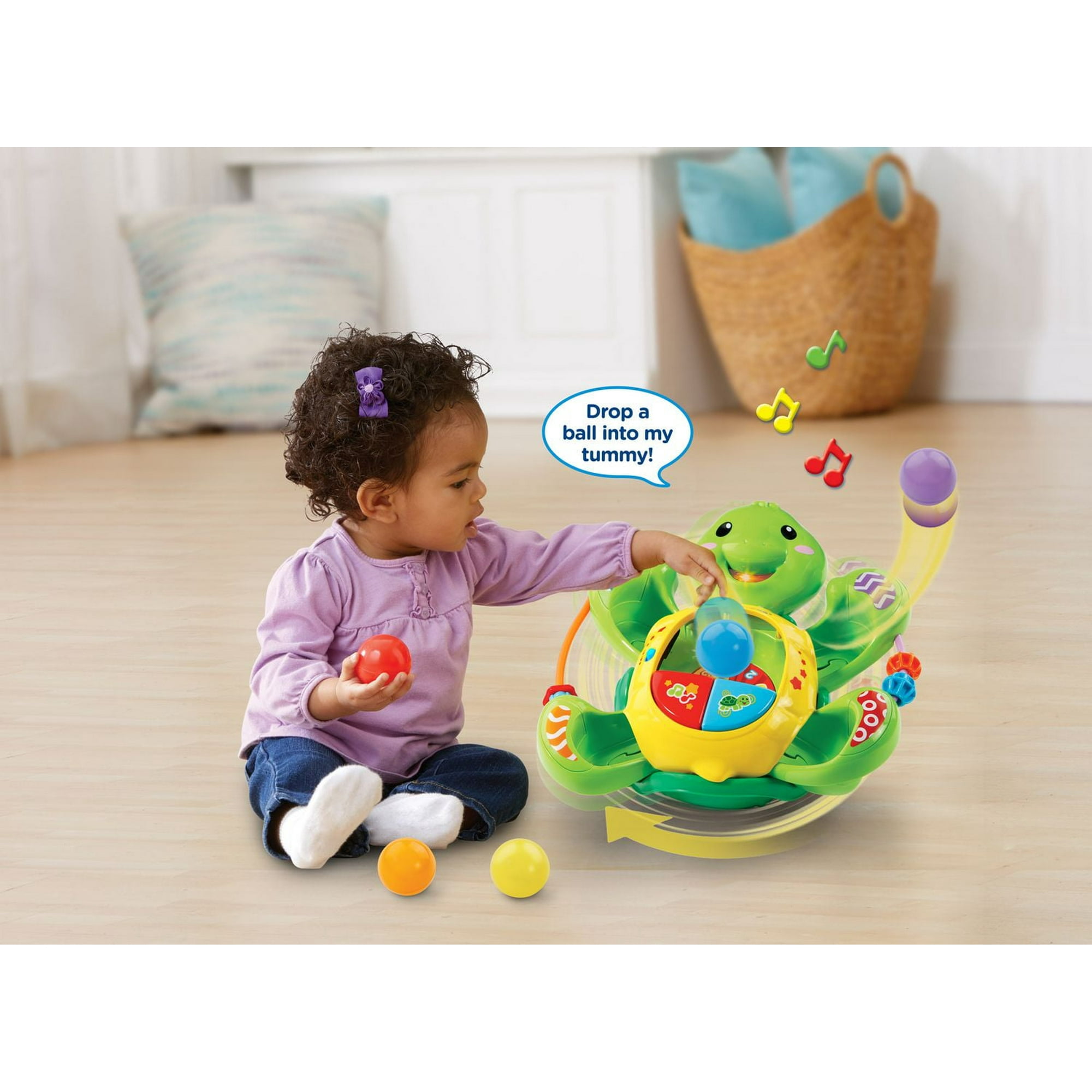 VTech Tortue Tourni Pop’Balles Version anglaise
