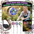 thumbnail image 2 of Solar Moon Garden Lights Outdoor, Rotating Windmill Decorative Ground Stake Light for Patio Yard Pathway, Landscape Lighting for Garden Terrace Decor, 1 Pack, 2 of 8