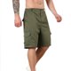 thumbnail image 2 of pstuiky Pantalones cortos de entrenamiento para hombre, Pantalones cortos casuales, cómodos, lisos, con bolsillos, con cordón y vendaje para hombre Pantalones cortos de entrenamiento, 2 of 9