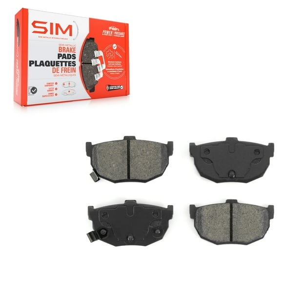 SIM Rear Semi-Metallic Disc Brake Pads SIM-323 for Car Hyundai Elantra Kia Spectra Tiburon Spectra5 Nissan Stanza Maxima