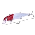 thumbnail image 6 of sunsanly 11cm/13g Minnow Bait Sharp Hook 3D Simulated Fisheye Simulation Throw Long-distance Perch Angling Lure Fishing Gear, 6 of 8