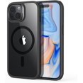 thumbnail image 1 of Pour iPhone 16 Pro Max Étui, Compatible avec MagSafe, Protection Antichoc de Qualité Militaire, Étui Magnétique pour iPhone 16 Pro Max, Étui Hybride Classique (HaloLock), Transparent, 1 of 1