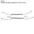 thumbnail image 2 of Wire Plate Holder Hanger Wall Display Hanging Art Deco Silver Adjustable Spring, 2 of 8