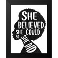thumbnail image 2 of Prime, Marcus 15x18 Black Modern Framed Museum Art Print Titled - She Believed, 2 of 5