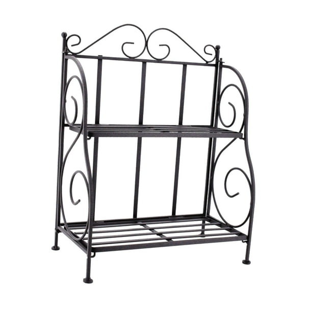 Estante organizador de encimera de 2 niveles, antideslizante, plegable, para decoración del hogar, para gabinete, mesa y oficina