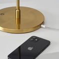 thumbnail image 5 of Brightech Libra 20" LED Table Lamp - Contemporary Minimalist Standing Lamp - Adjustable Pivoting LED Head with Built-in Dimmer and Color Changing LED - Brass, 5 of 11