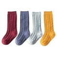 thumbnail image 2 of OUSITAID Kids Knitting Socks Spring Summer Sock Unisex Sports Sleep Home Over-Knee Solid Color, 2 of 3