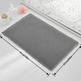 thumbnail image 2 of Eurhowing Waffle Bathroom Rugs 24"×36", Ultra Absorbent Non-Slip Bath Mat, Quick Dry Washable Bathroom Floor Mat, Gray, 2 of 7