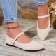 thumbnail image 4 of Zapatos Casuales para Mujeres de Moda Primavera Y Verano Versátil Tamaño Grande un Botón Punteado Dedo Del Pie Tacón Bajo Zapatos de Verano Casuales Elegantes para Mujeres, 4 of 7