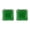Green, variant on Solitaire Cubic Zirconia CZ Crystal Square Stud Earrings Jewelry for Women and - Pink