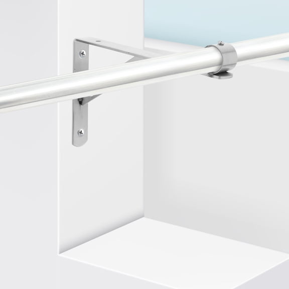 UPKOCH Triangular Closet Rod Bracket Stainless Steel 1Pack 9.82X5.89X0.90In