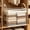 White, variant on Clear Storage Box with Hinged Lid, Stuffed Animal Storage Bag, Doll Storage Container Dustproof Box with Carrying Handle, Large Pvc Organizer for Clothes, Moving & Storage (White, L)