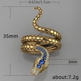 thumbnail image 4 of MasteelfCA Bague en Forme de Serpent, Bague Créative Mode Unisexe, 4 of 7