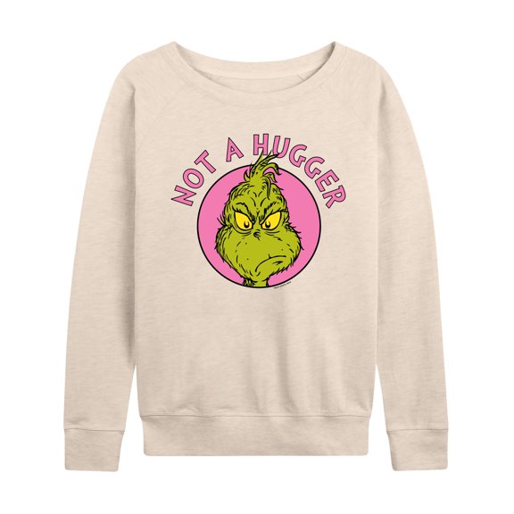 The Grinch - Not A Hugger Grinch - Women's Lightweight French Terry Long Sleeve Shirt