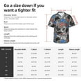 thumbnail image 5 of Disketp Hawaiian Shirts For Men,Video Game Print Mens Casual Short Sleeve Button Down Shirts Beach Shirt, 5 of 7