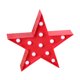 thumbnail image 1 of GOOHOCHY Luz de la estrella del LED Lámpara de mesa linda de la noche de la estrella para la habitación de los niños Decoración de la casa del regalo del dormitorio (rojo), 1 of 7
