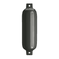 thumbnail image 1 of Polyform Boat Fender 97-141-463 G-4 Graphite; Ribbed; Cylinder; Twin Eye Design; Graphite; PVC; Single, 1 of 5