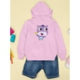 thumbnail image 3 of Hippo With A Cake Hoodie Juniors -Image by Shutterstock,  x-Large, 3 of 4