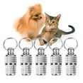thumbnail image 2 of SHISUYAN 6Pc Pet ID Name Address Label Tag Storage Barrel Tube For Cat And Dog, 2 of 8