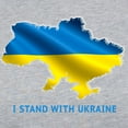 thumbnail image 3 of CafePress - I Stand With Ukraine Flag Ukra Long Sleeve T Shirt - Womens Baseball Tee, 3 of 4
