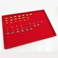 thumbnail image 2 of Caja de Bandeja grande Zulema para vitrina de exhibición 35x24x3cm rojo, 2 of 6