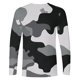 thumbnail image 3 of Blusas y camisas de manga larga y cuello redondo para hombre, estilo casual, estampado, cuello redondo, manga corta, poliéster, 3 of 4