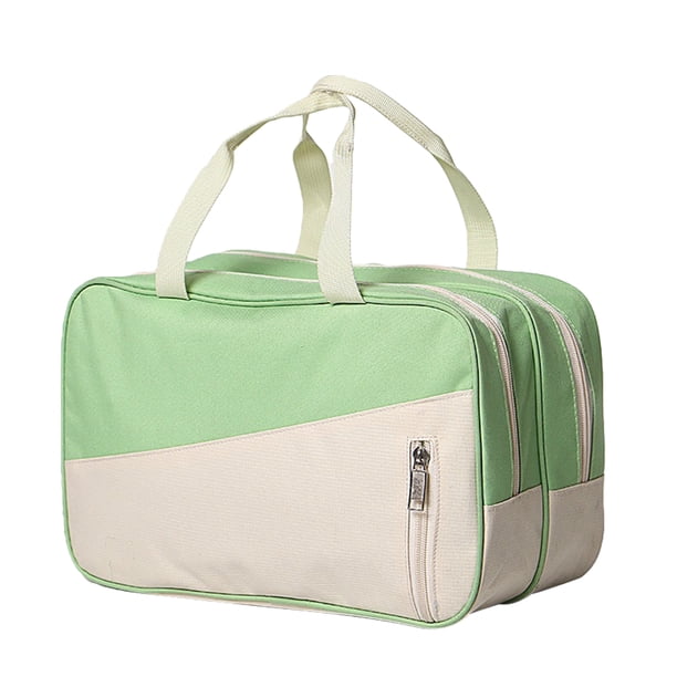 Bolsa de deporte impermeable de gran capacidad Bolsa de natación Bolsa de gimnasio para equipos de educación física Artículos deportivos Esenciales de viaje (verde + caqui)