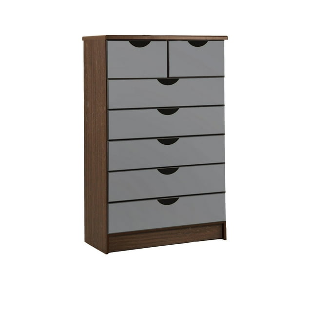 Cajonera Kessa Muebles Zarauz 7 Cajones Tabaco
