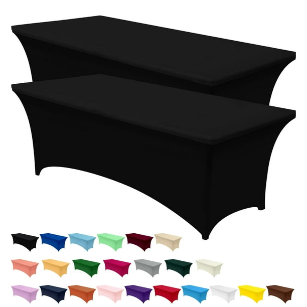 Mantel Utopia Kitchen 244x76x76 cm Paquete de 2 Negro